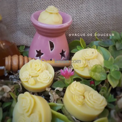 Bougies artisanales, fondants, galets 