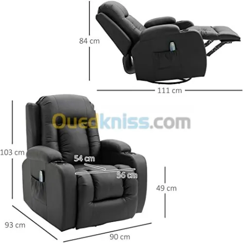 Fauteuil RELAX RELEVEUR et CHAUFFANT 