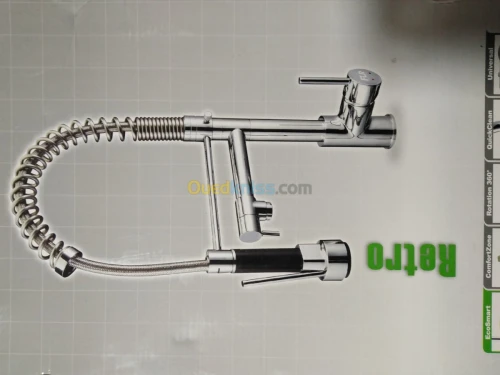 Robinet mitigeur cuisine à ressort FLR