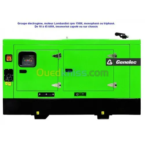 groupes electrogenes et stabilisateurs