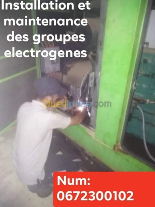 Groupes eléctrogènes. 