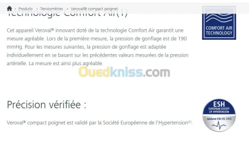 TENSIOMÈTRE VEROVAL A POGNET HARTMANN 