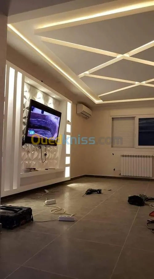 Décoration d'intérieur placoplâtre