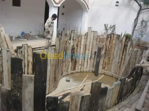 Construction piscines.