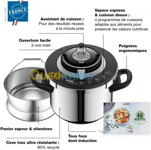 Cocotte Seb Nutricook  8L