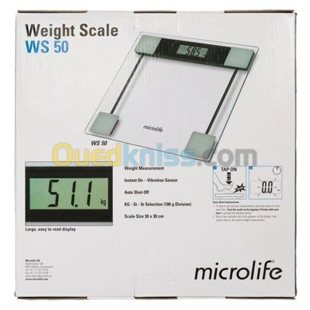 Pèse personne MICROLIFE WS 50