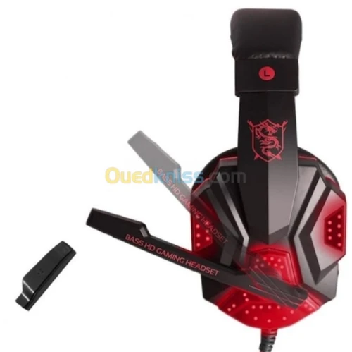 H2 Casque de Jeu Lumineux