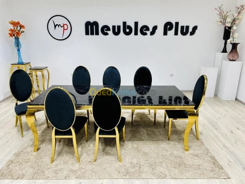 Table de salle à manger avec 8 chaises
