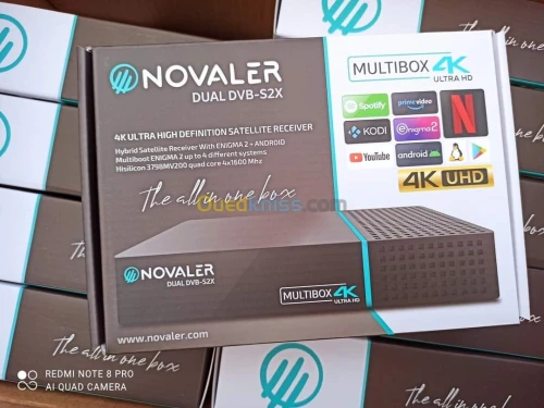 NOVALER MultiBox 4K UHD All in One New