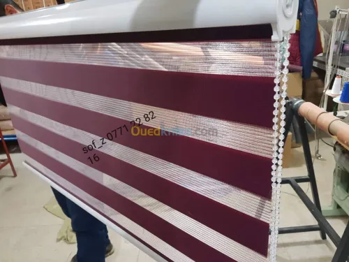 Fabrication de store duo, Californiens