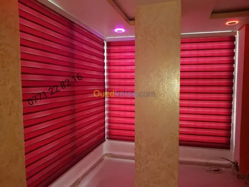 Fabrication de store duo, Californiens