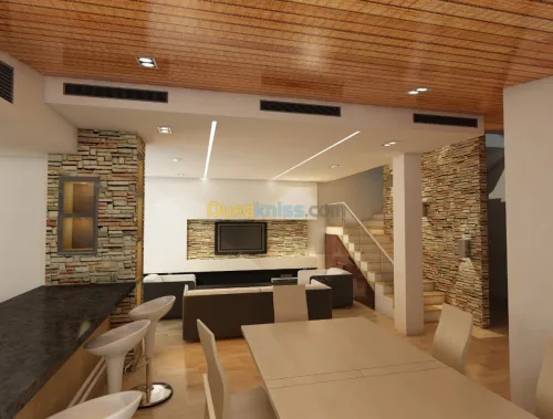 Design intérieur et extérieur en 3DMax