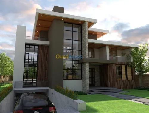 Design intérieur et extérieur en 3DMax