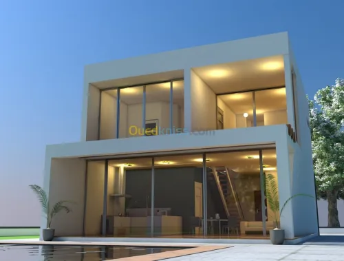 Design intérieur et extérieur en 3DMax