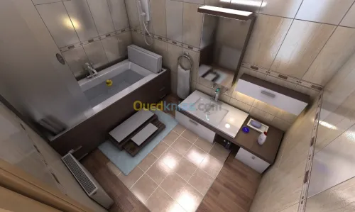 Design intérieur et extérieur en 3DMax