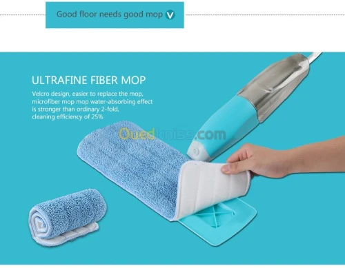 Frottoire Microfibre Avec Vaporisateur
