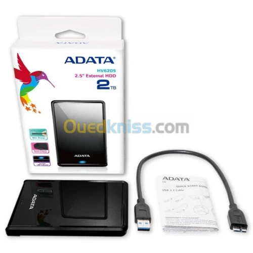 DISQUE DUR EXTERNE ADATA 2TO