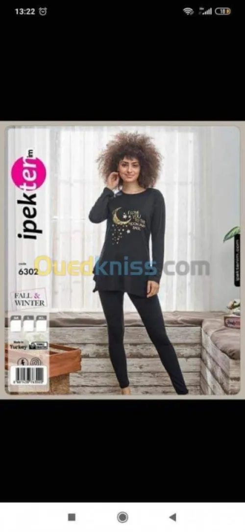 Pyjama ipek la haut game en promotion