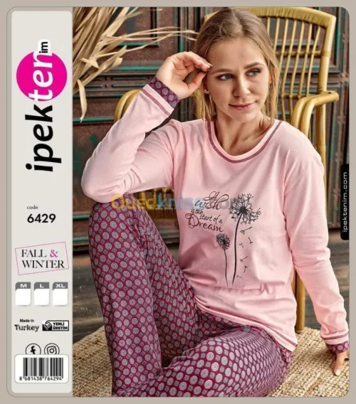 Pyjama ipek la haut game en promotion