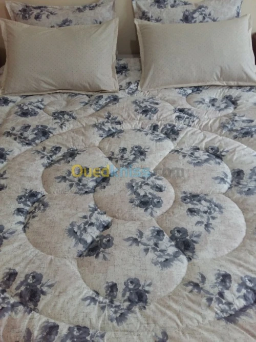 couettes et drap 