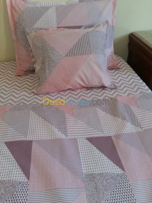 couettes et drap 