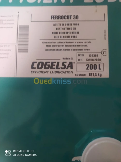 Ferrocut 30 / huile de coupe 