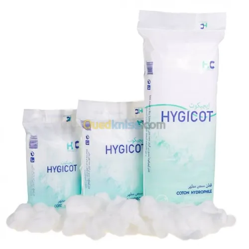 Le coton hydrophile dermatologique HYG