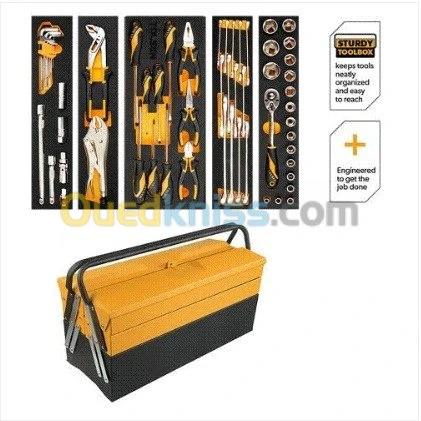 CAISSE A OUTILS 3ET 60PCS produit orig