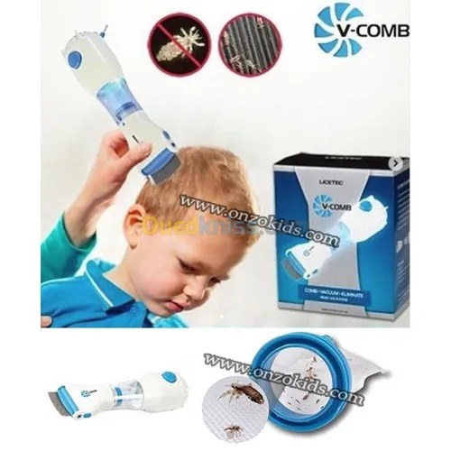 Peigne anti Poux électrique pour enfant  | V-COMB 