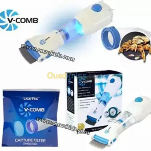 Peigne anti Poux électrique pour enfant  | V-COMB 