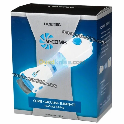 Peigne anti Poux électrique pour enfant  | V-COMB 