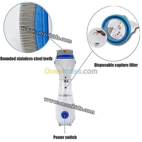 Peigne anti Poux électrique pour enfant  | V-COMB 