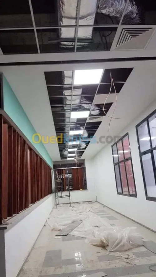 نجارة الاليمنيوم و b13 سامبل ديكور و pvc و طلاء بنتورة عصرية 