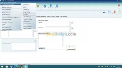 LOGICIEL DE GESTION CABINET MEDICAL