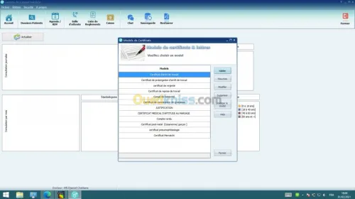 LOGICIEL DE GESTION CABINET MEDICAL