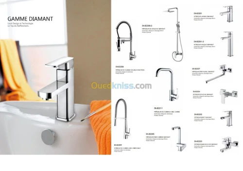 Robinet mitigeur SLR gamme DIAMANT