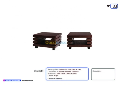 LOCATION DE MOBILIERS POUR EVENEMENTS