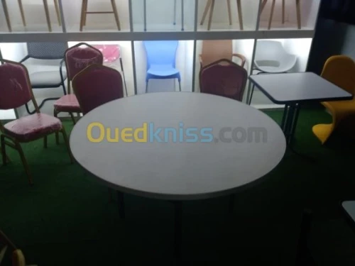 table rond pliable 