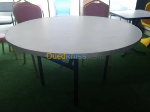 table rond pliable 