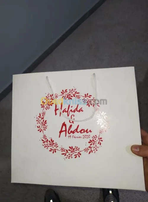 Sac en Papier TNT Plastique