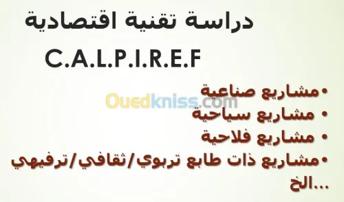  دراسة تقنية اقتصادية_ calpiref