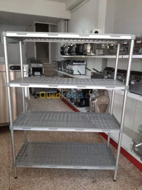 Rayonnage Aluminium Plastique