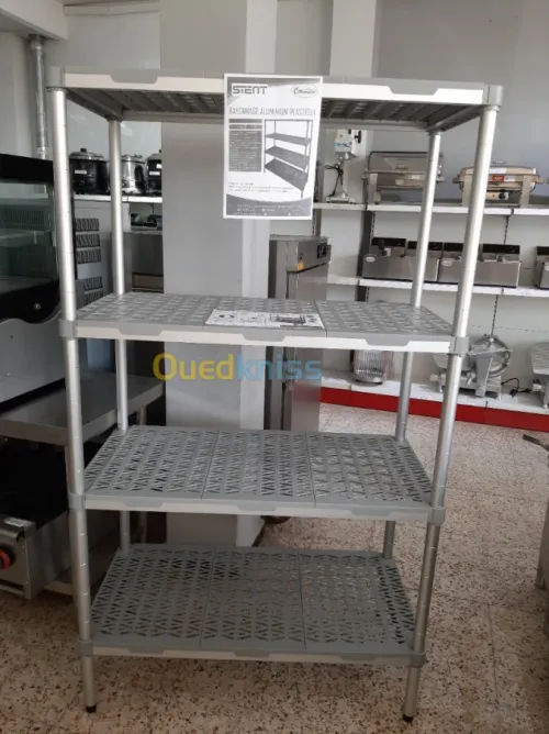 Rayonnage Aluminium Plastique