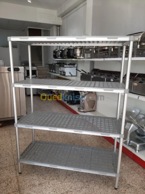 Rayonnage Aluminium Plastique