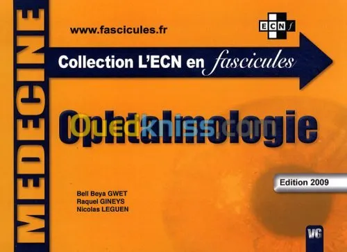 Ophtalmologie ECN en fasicules