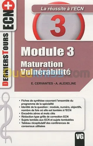 Derniers tours ECN+ 3 : Maturation vulnérabilité