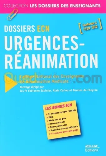 Dossiers ECN Urgences réanimation