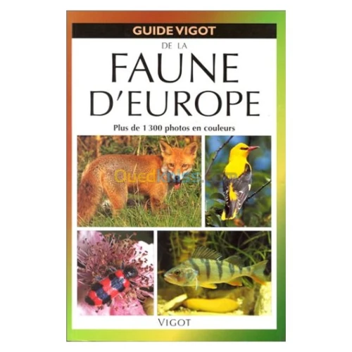 Faune d'europe guide vigot