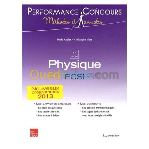 Physique 1re année PCSI (Collection Performance Concours)
