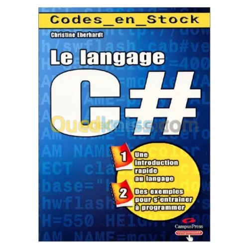 Le langage C# codes en stock